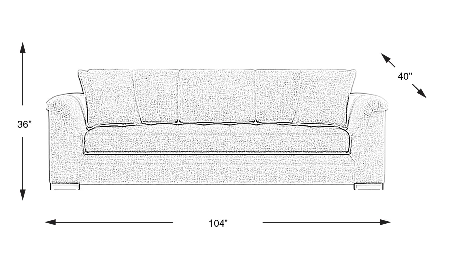 Dimension Image. Please refer to the Dimension Tab on this page for dimension details.