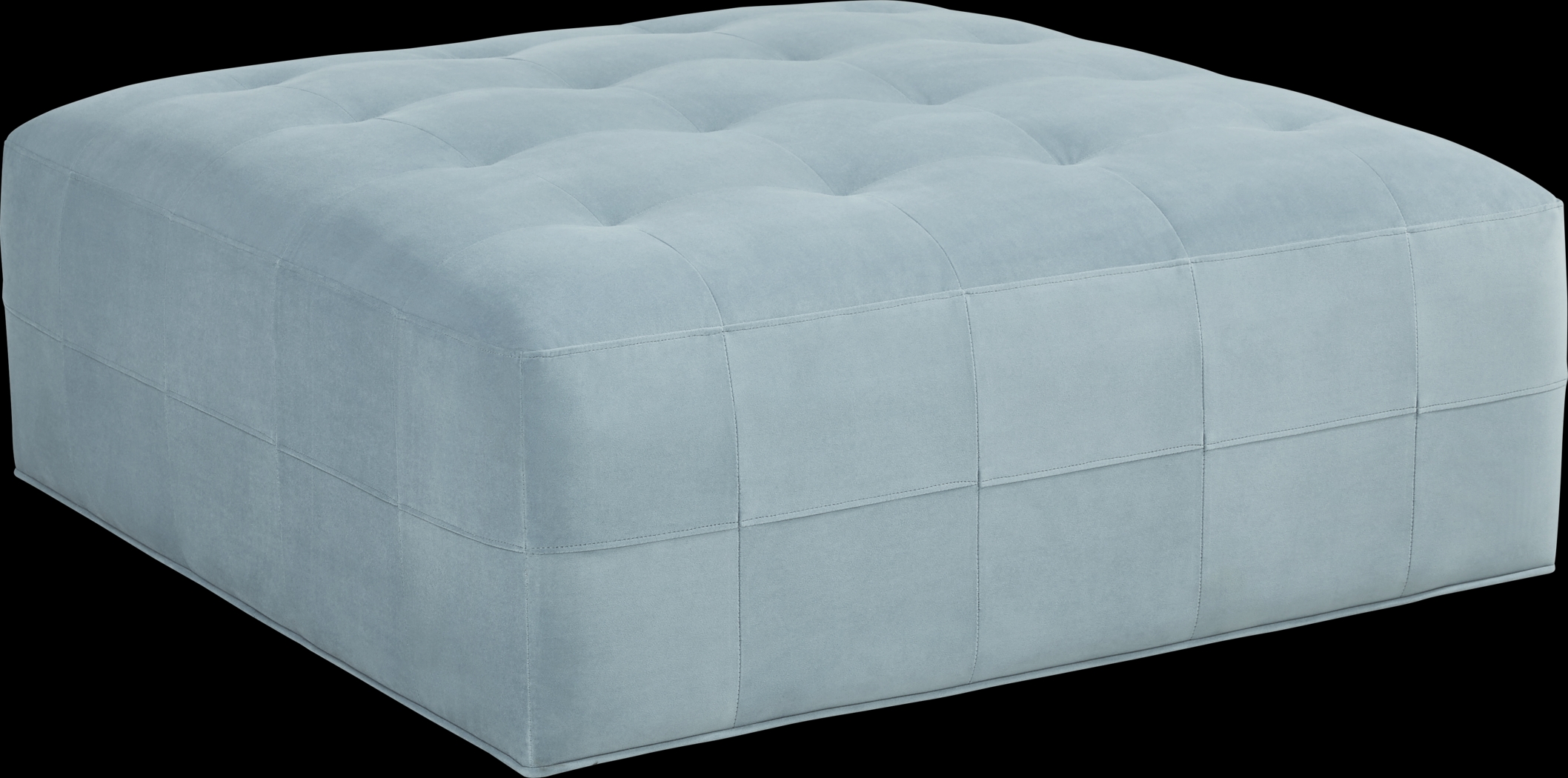 Harper Blue Cocktail Ottoman - Thumbnail - Image 1