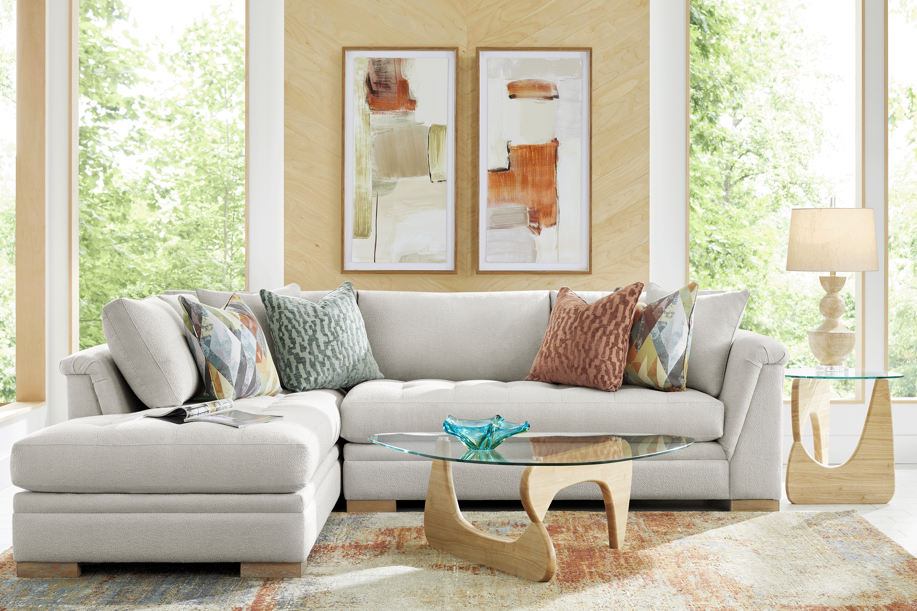 Harper Gray 2 Pc Sectional - Thumbnail - Image 2