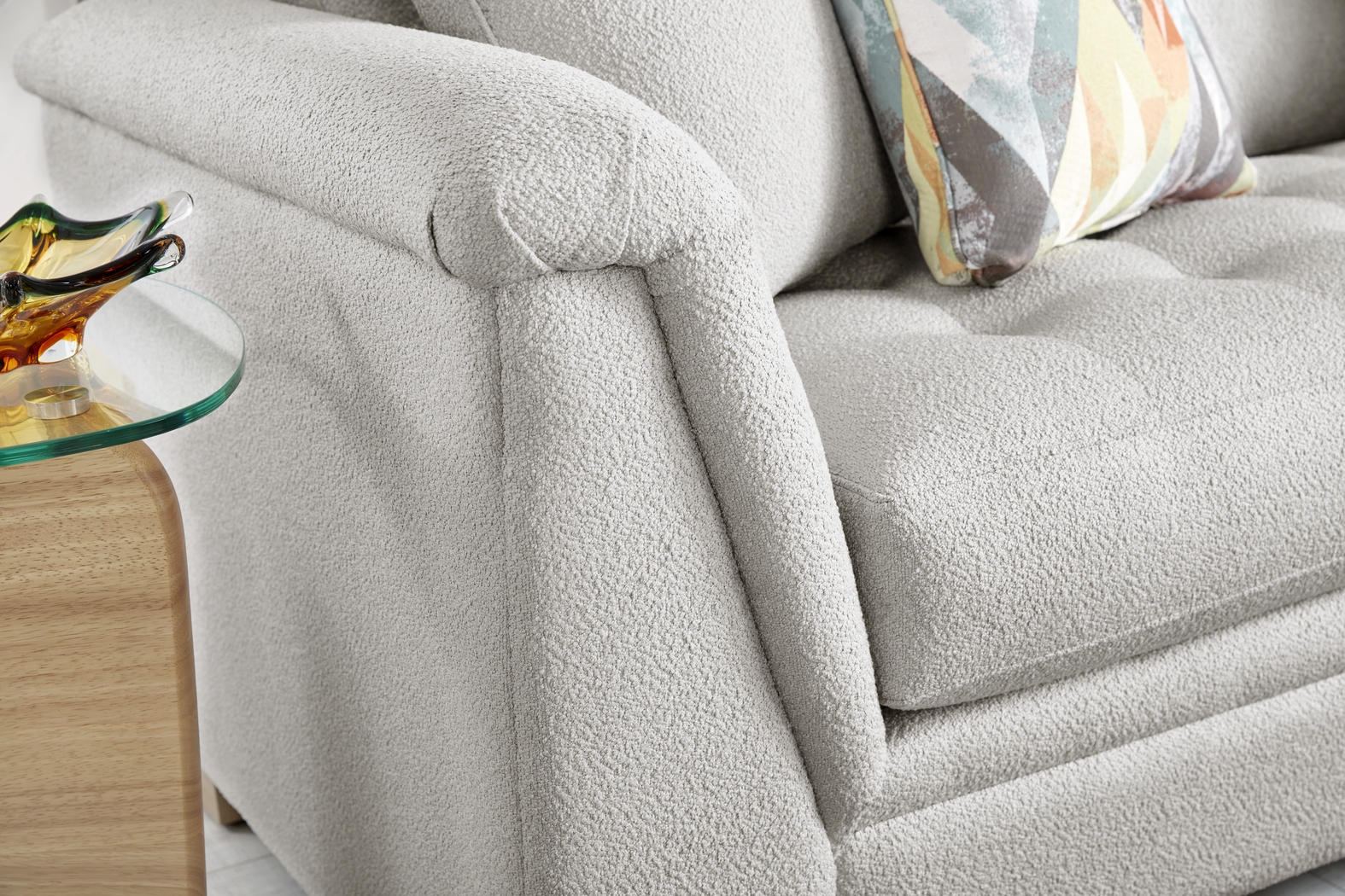 Harper Gray 5 Pc Sectional Living Room - Thumbnail - Image 6