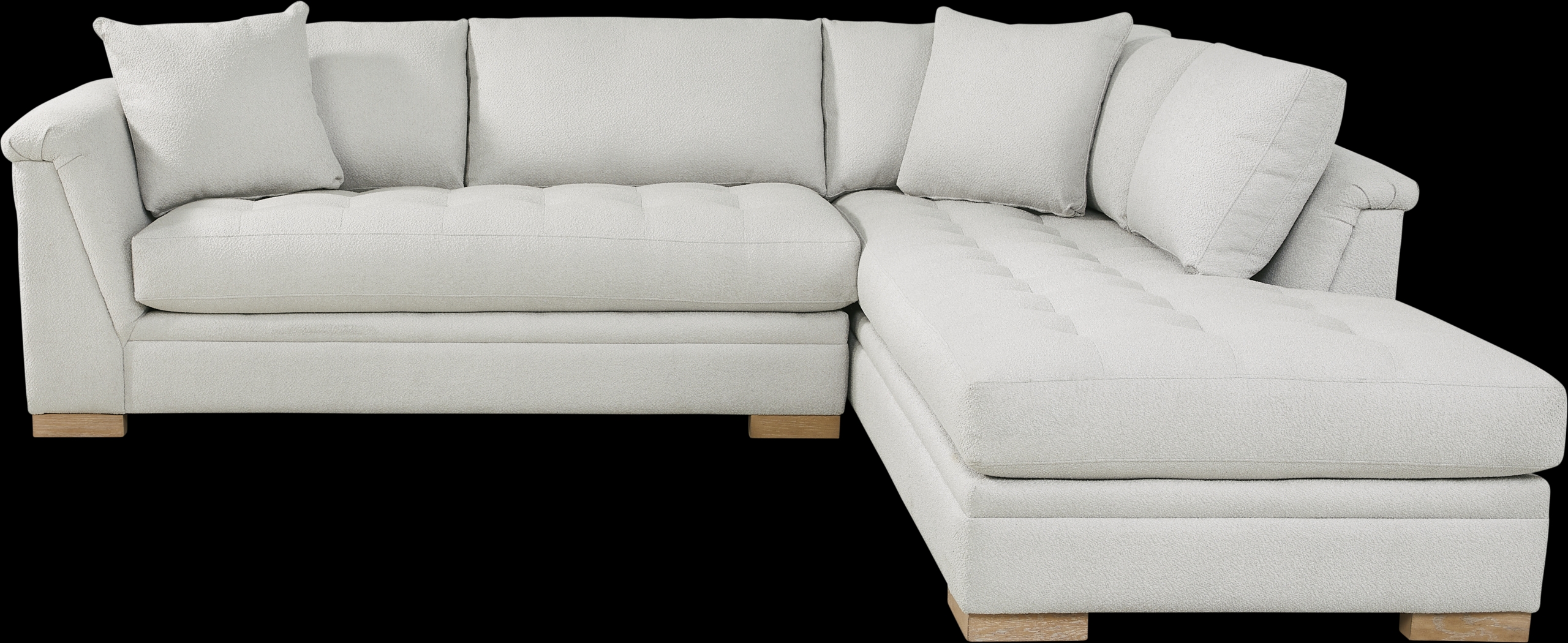 Harper Gray 2 Pc Sectional - Thumbnail - Image 1