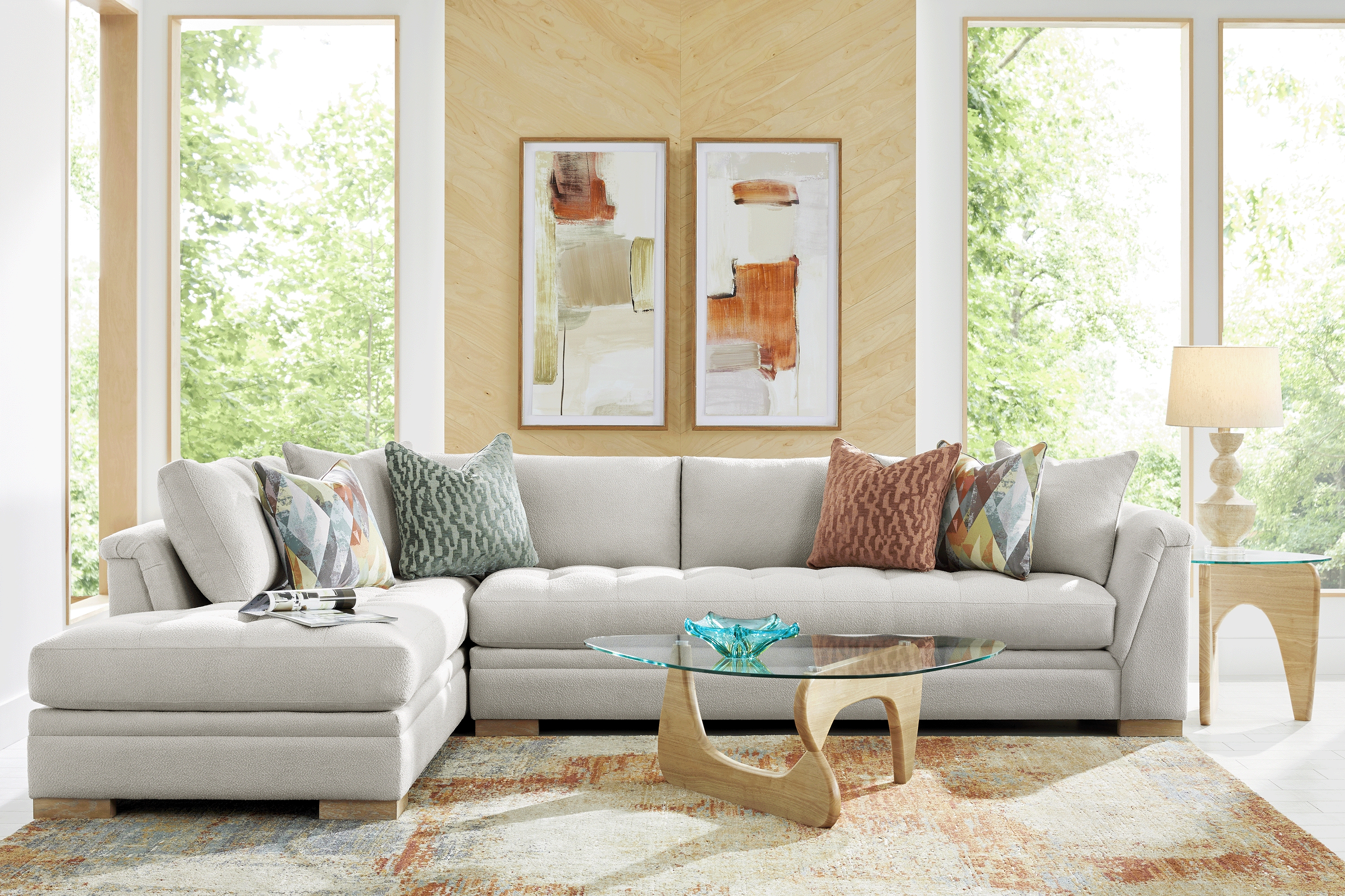 Harper Gray 2 Pc XL Sectional - Thumbnail - Image 2