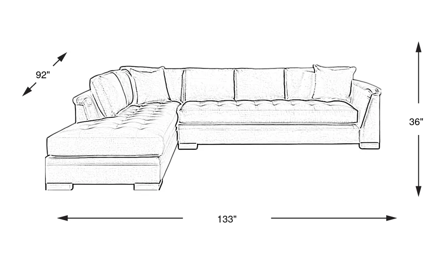 Dimension Image. Please refer to the Dimension Tab on this page for dimension details.
