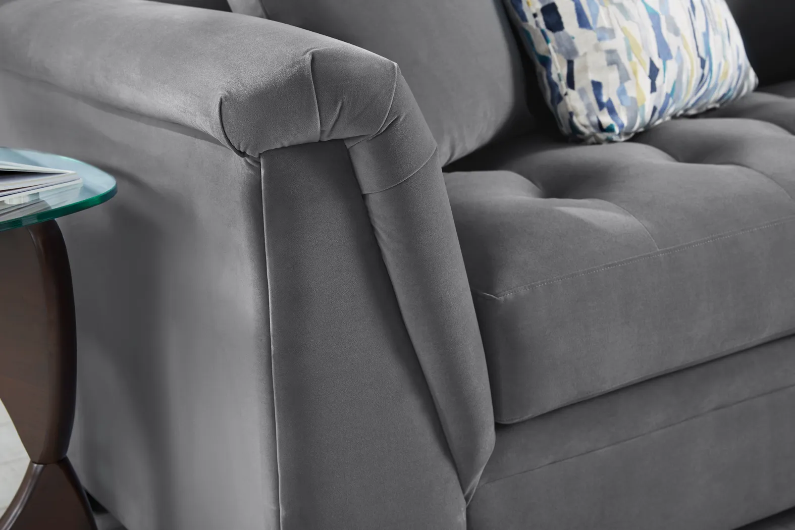 Harper Steel 5 Pc Sectional Living Room - Thumbnail - Image 6