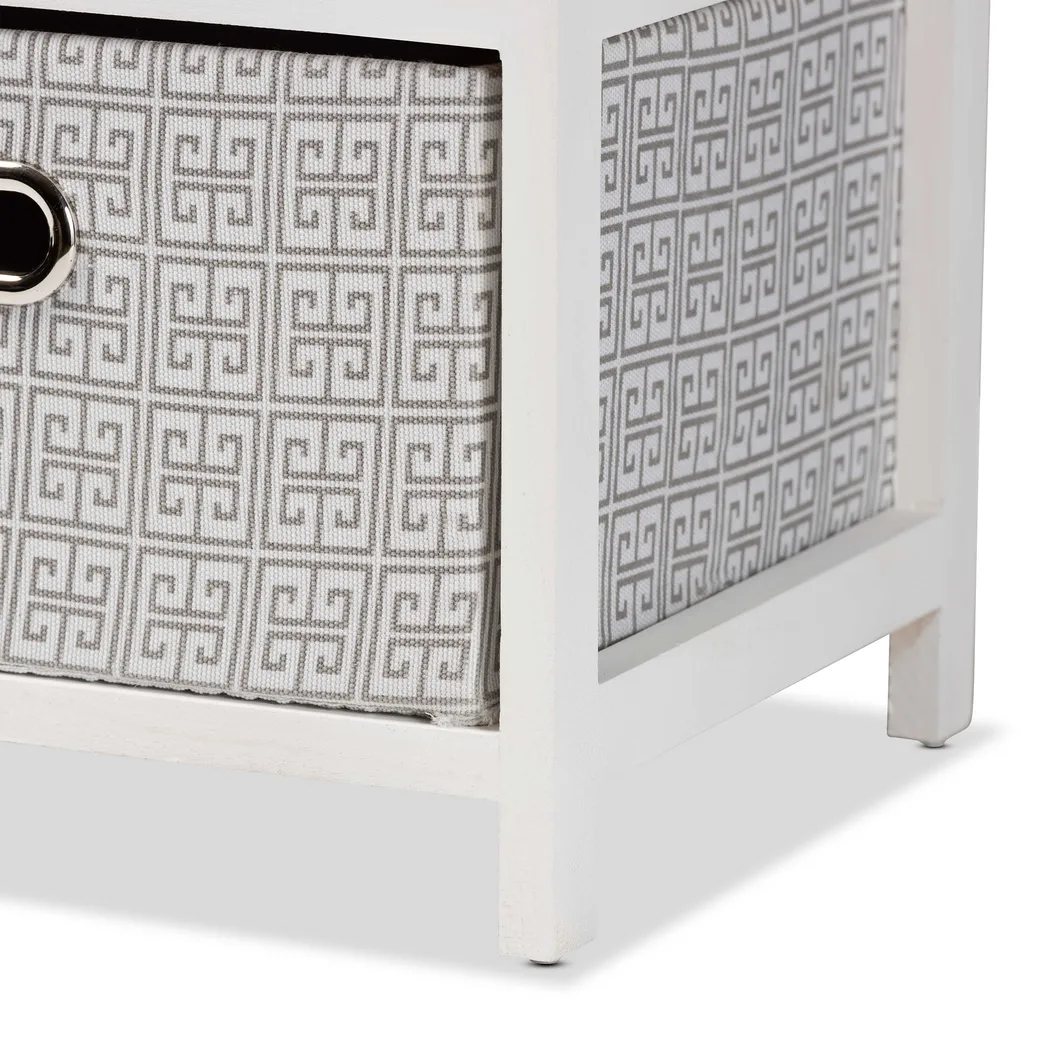 Harpercolins White 4 Basket Storage Unit - Thumbnail - Image 4