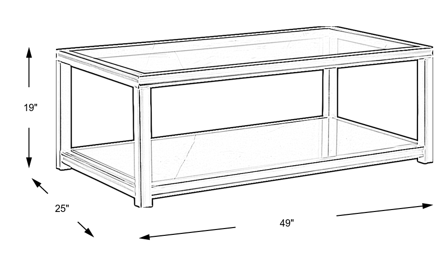 Dimension Image. Please refer to the Dimension Tab on this page for dimension details.