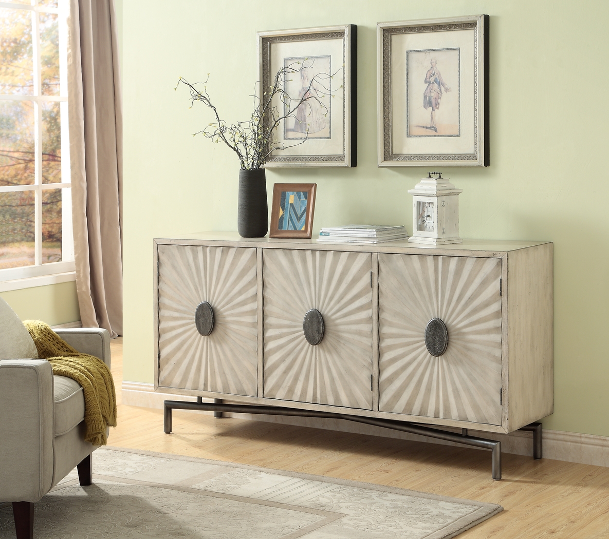 Harpeth Beige Credenza - Thumbnail - Image 4