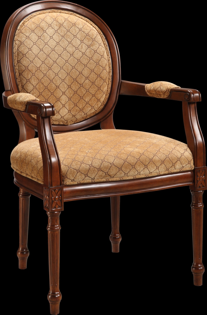 Harpley Brown Accent Chair - Thumbnail - Image 1