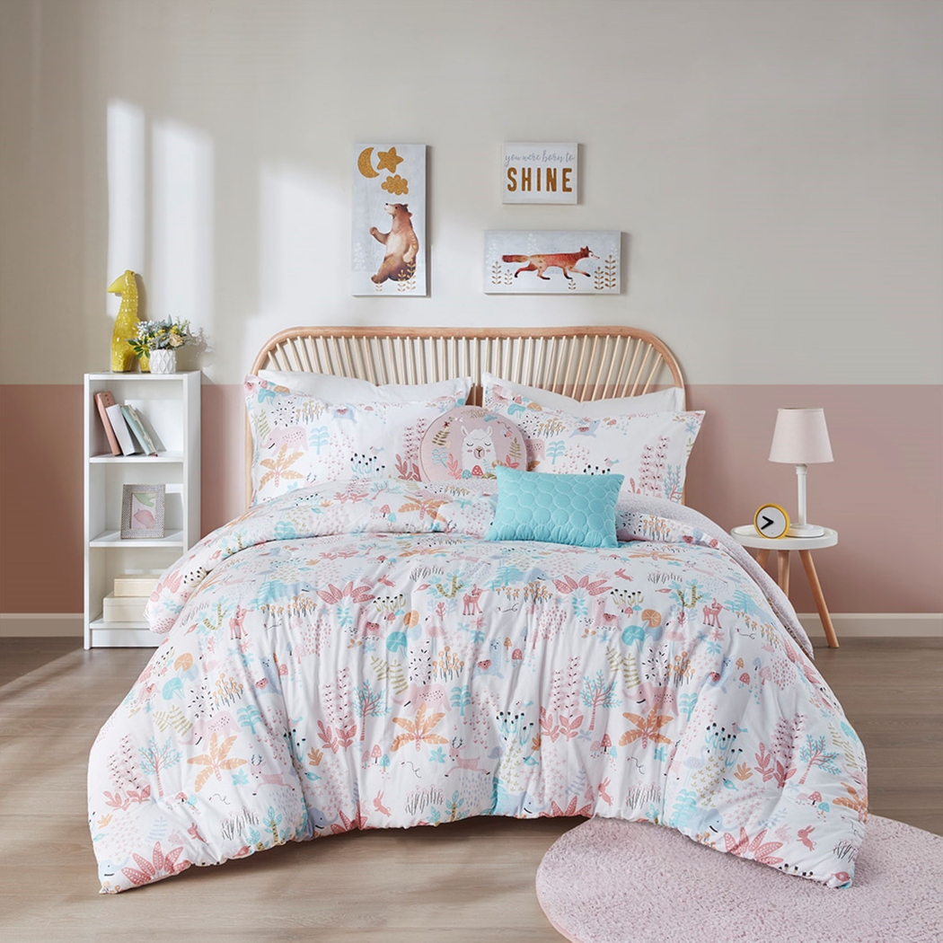 Harratt Blush Twin Comforter Set - Thumbnail - Image 14