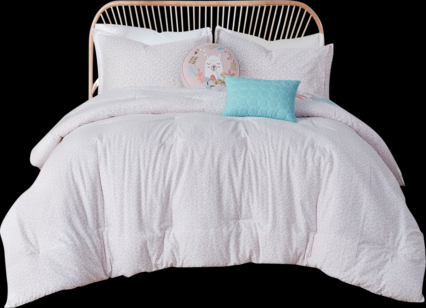 Harratt Blush Twin Comforter Set - Thumbnail - Image 3