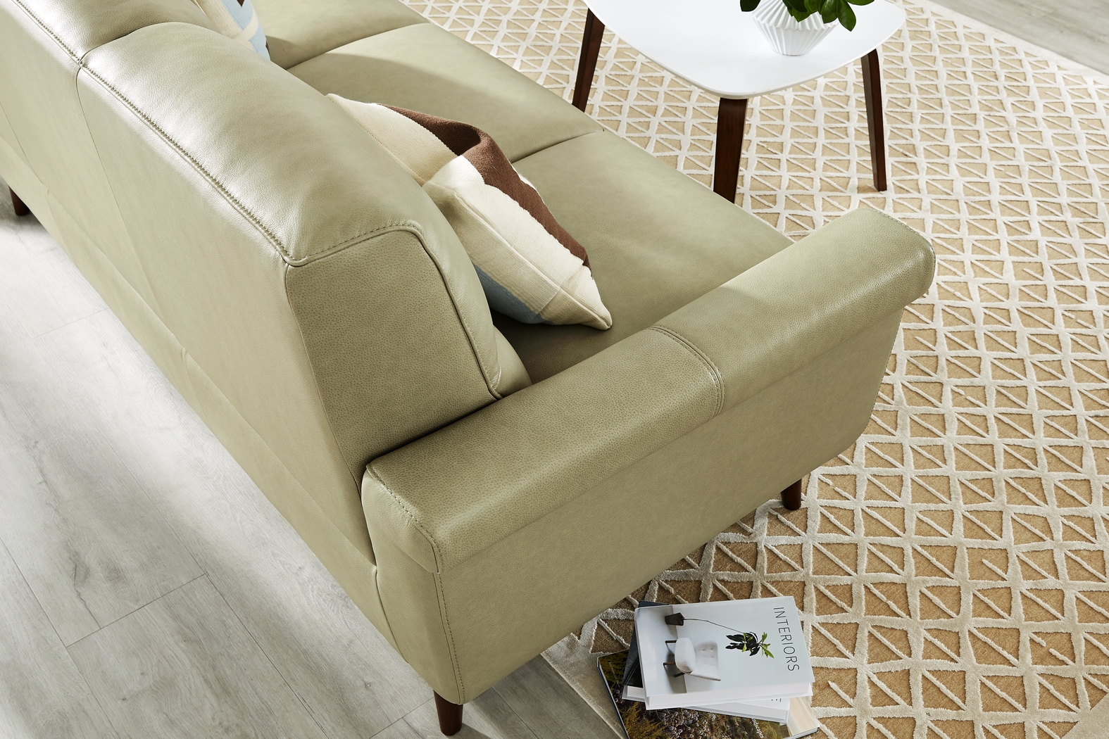 Harrington Park Sage 7 Pc Leather Living Room - Thumbnail - Image 4