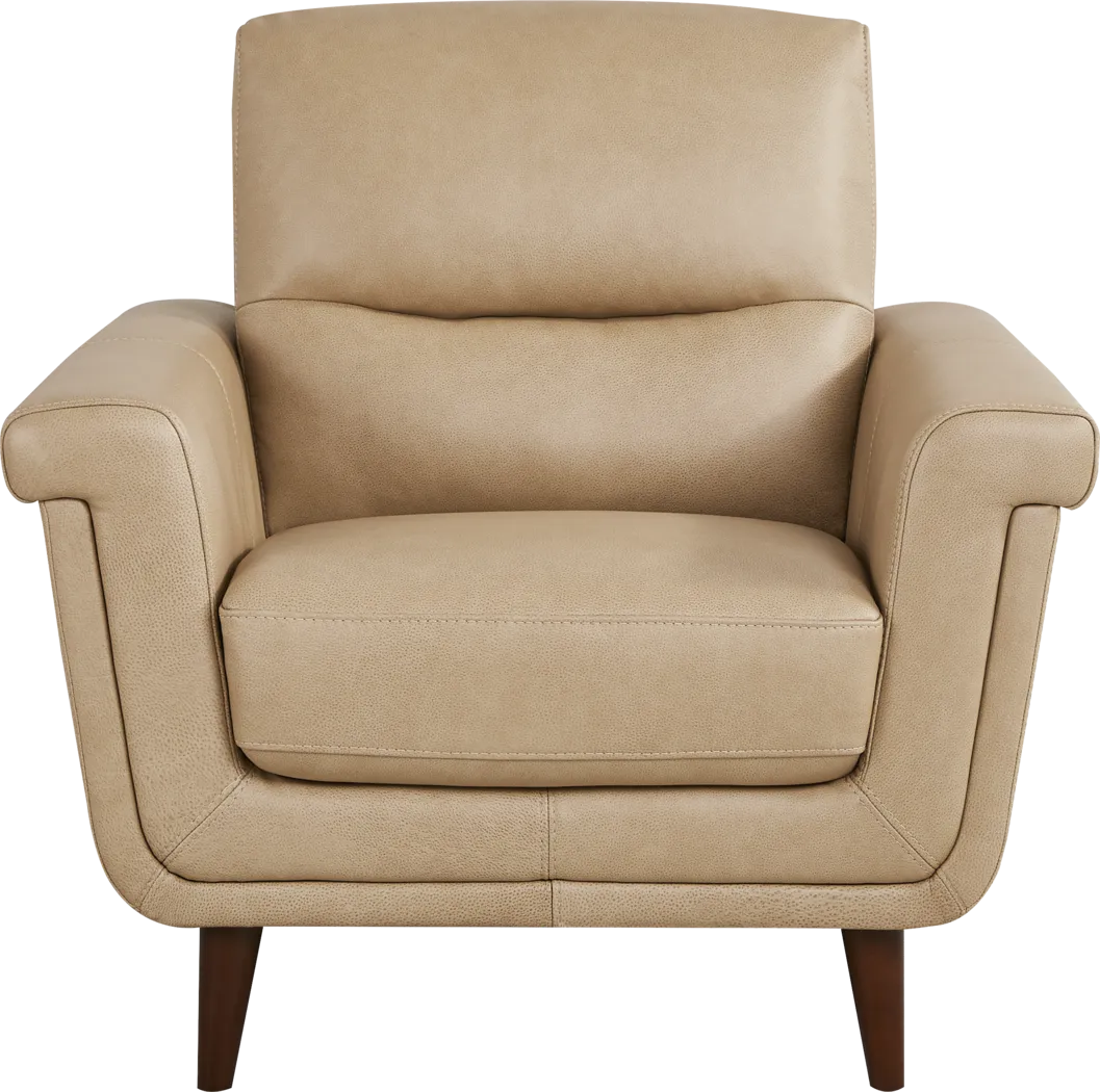 Harrington Park Stone Leather Chair - Thumbnail - Image 2