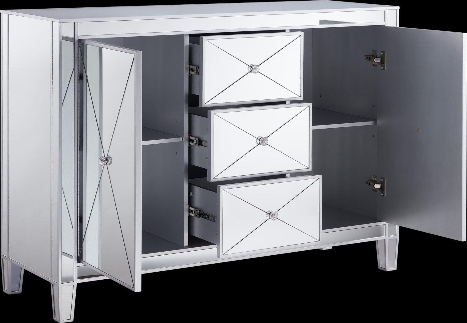 Harrisglen Silver Large Accent Cabinet - Thumbnail - Image 2