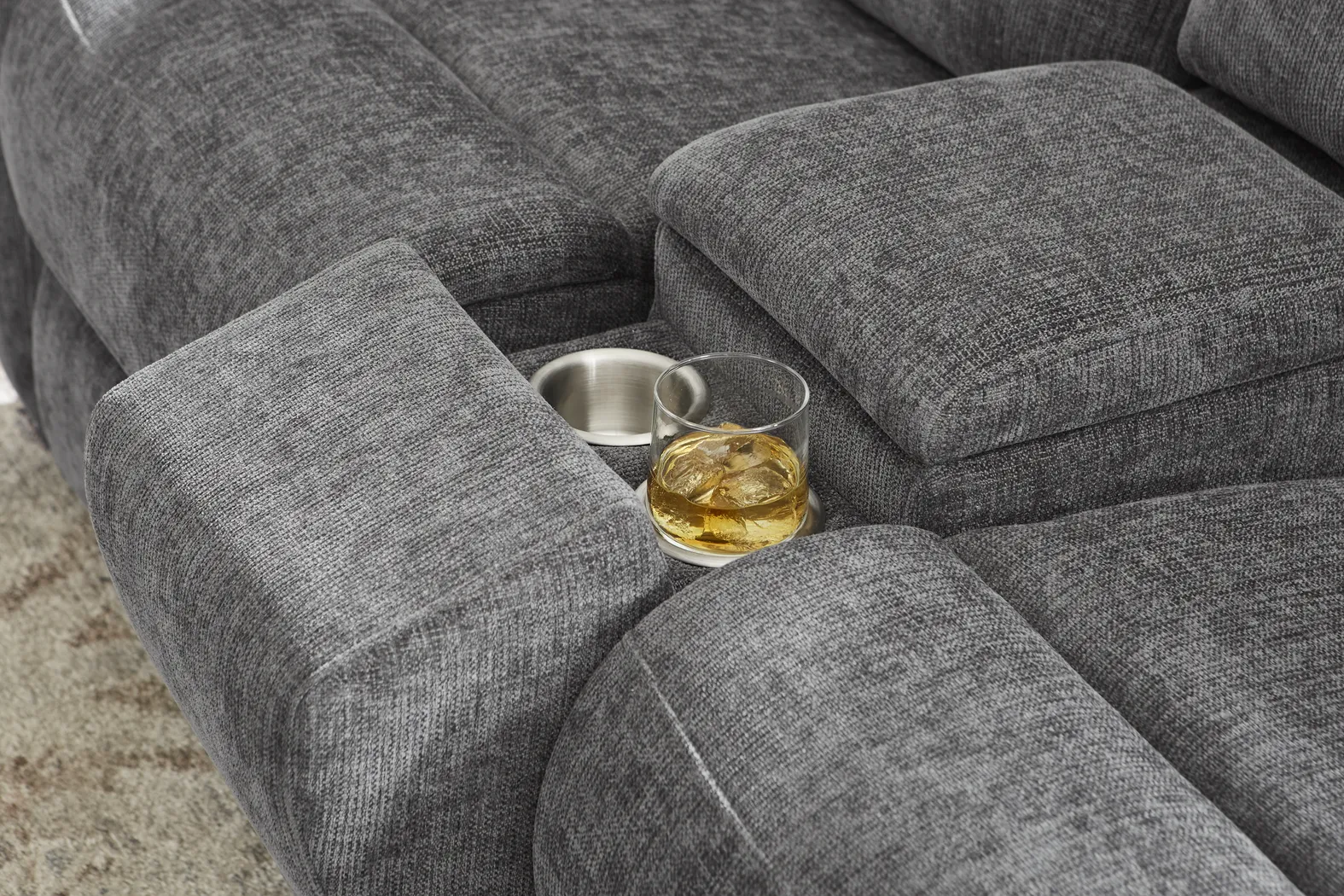 Harrison Charcoal 5 Pc Reclining Living Room - Thumbnail - Image 12