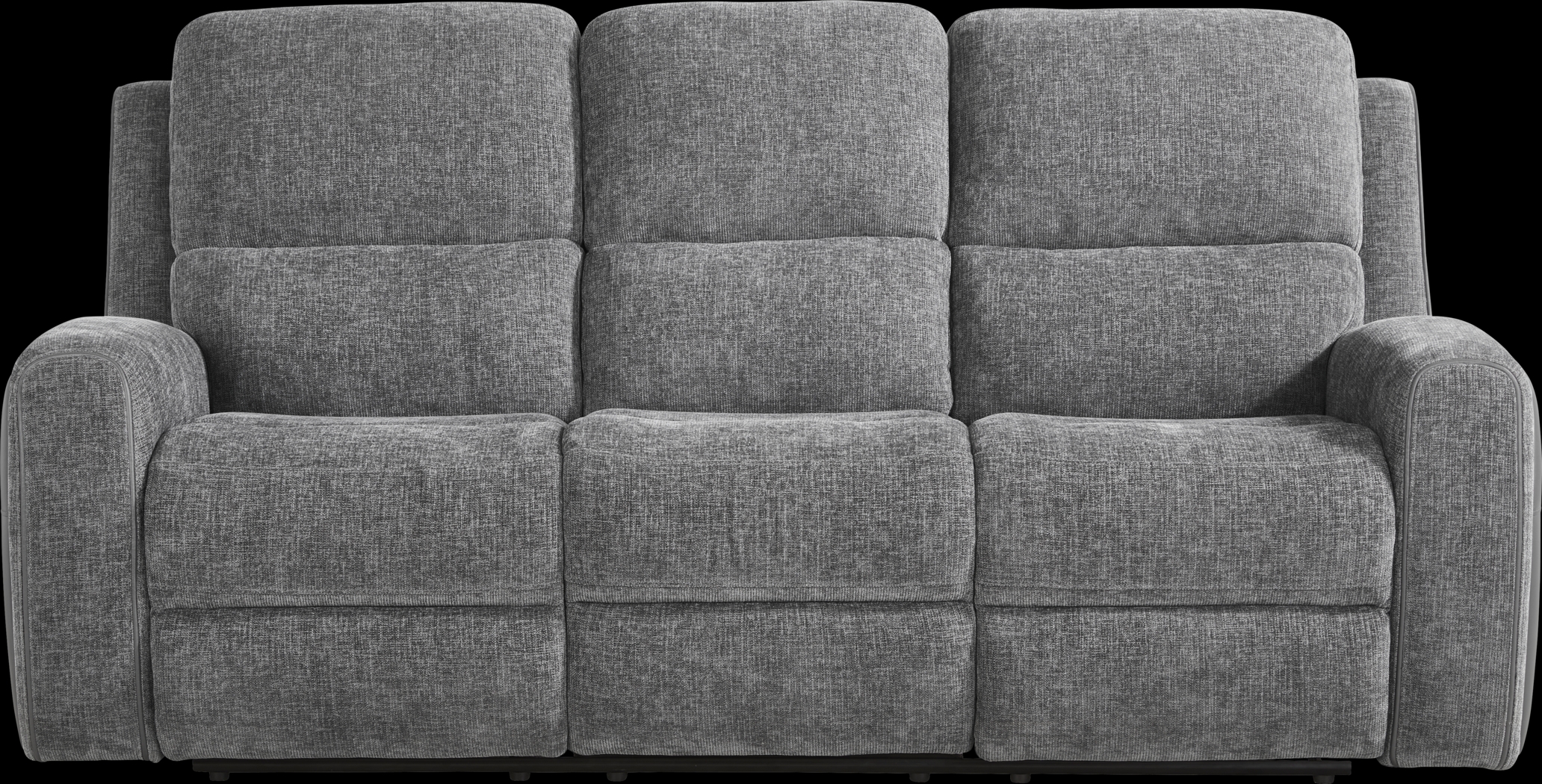 Harrison Charcoal Reclining Sofa - Thumbnail - Image 2