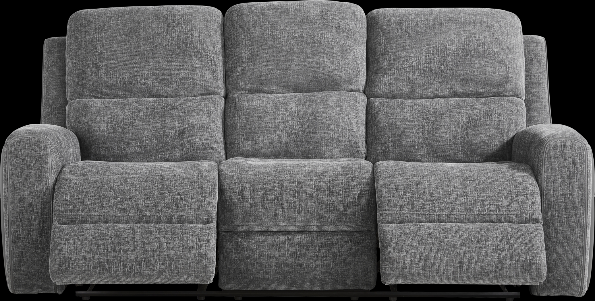 Harrison Charcoal Reclining Sofa - Thumbnail - Image 1