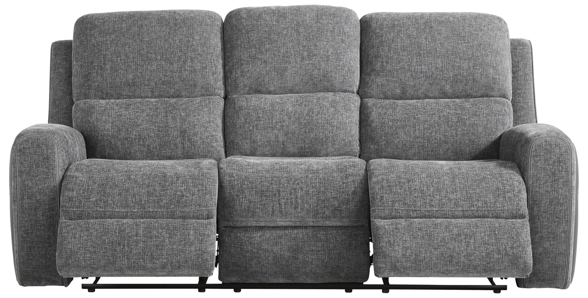 charcoal reclining sofa