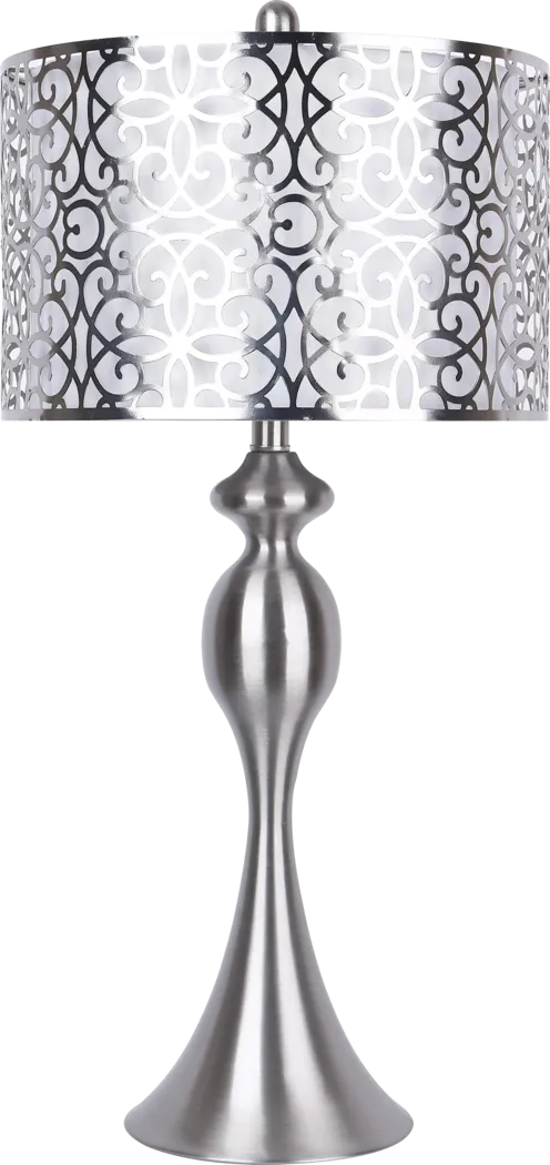 Harrison Club Nickel Table Lamp - Thumbnail - Image 1