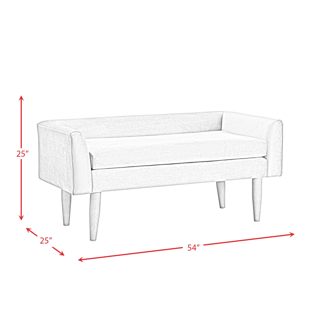 Harrowdale Blush Accent Bench - Thumbnail - Image 9