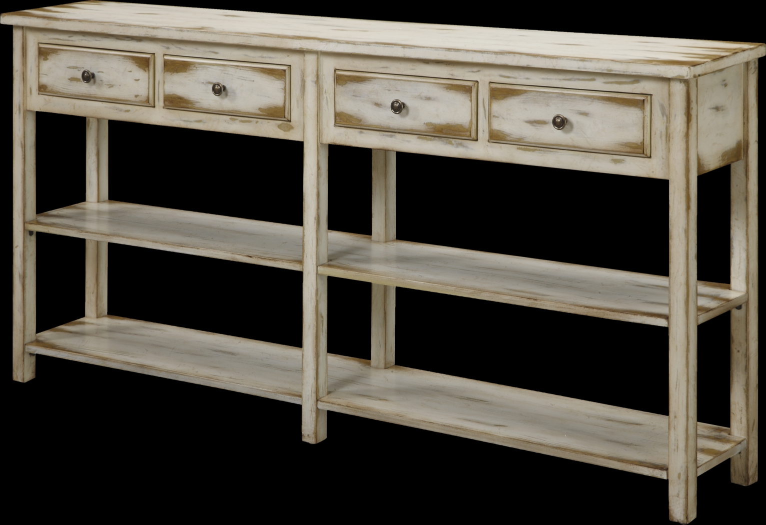 Harrowgrove Ivory Sofa Table - Thumbnail - Image 1