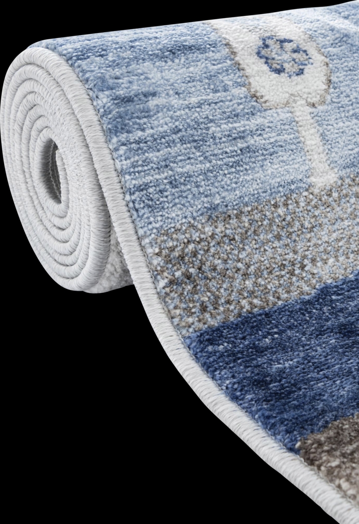 Hartfair Blue 9' x 12' Rug - Thumbnail - Image 7