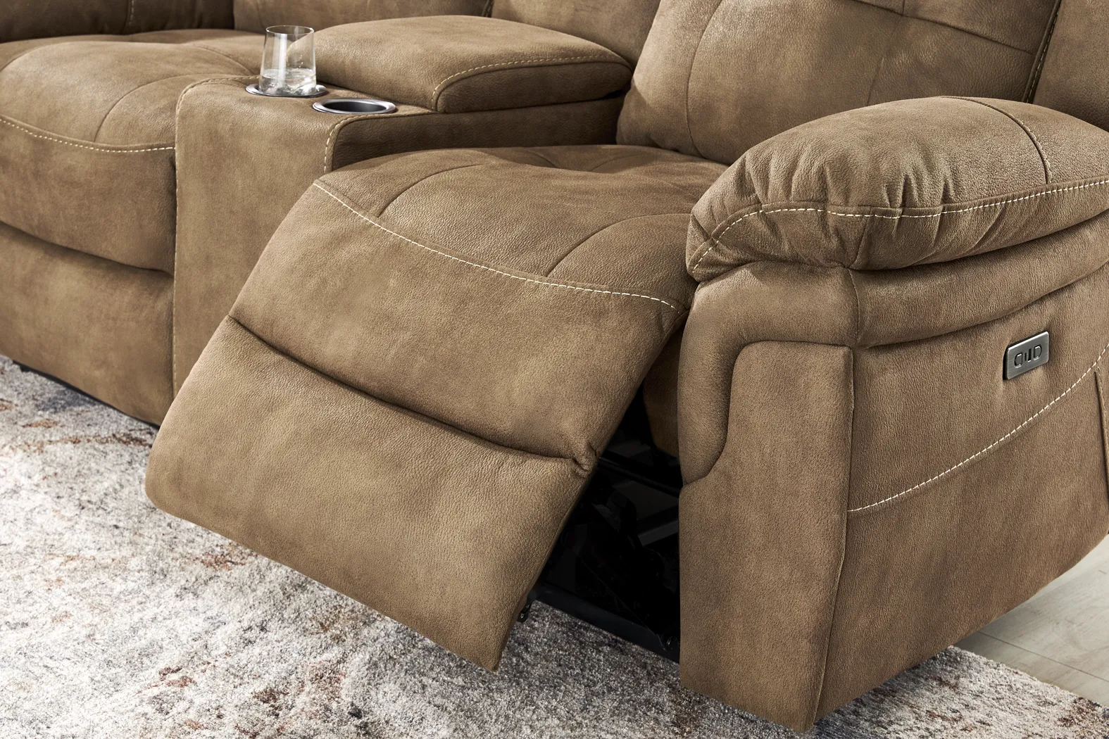 Hartford Brown 7 Pc Power Reclining Living Room - Thumbnail - Image 11