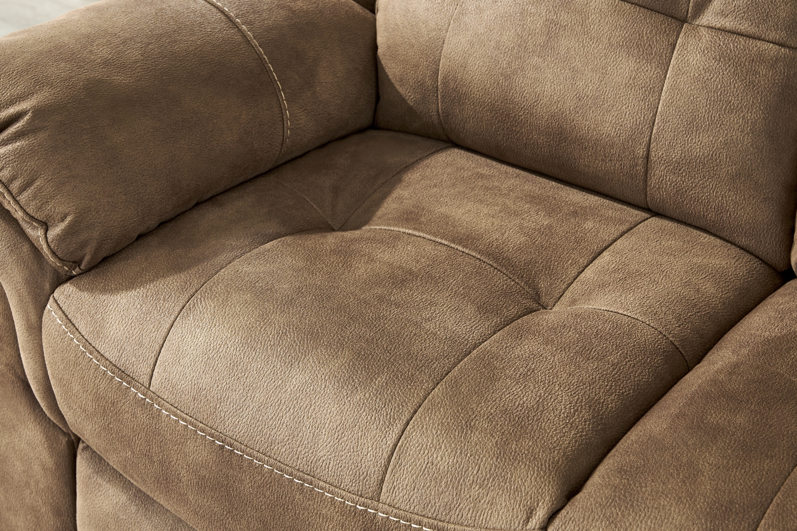 Hartford Brown Reclining Loveseat - Thumbnail - Image 3