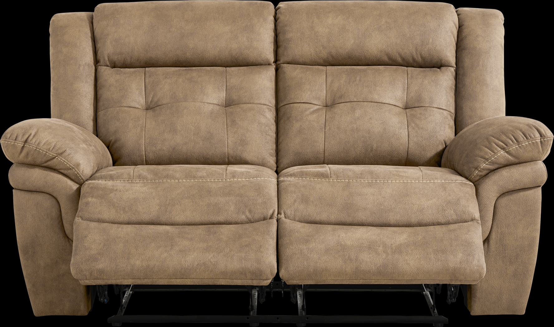 Hartford Brown Reclining Loveseat - Thumbnail - Image 1