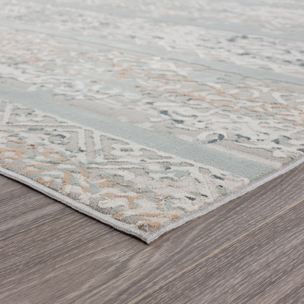 Hartgan Blue/Multi 5'3 x 7'3 Rug - Thumbnail - Image 5