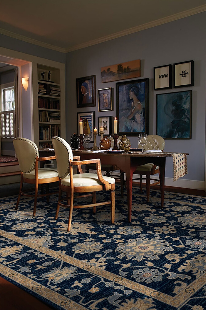 Hartgar Navy 7'10 x 11' Rug - Thumbnail - Image 2