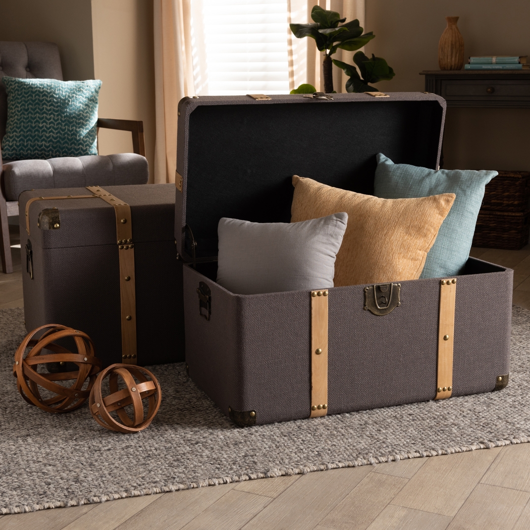 Hartke Brown Trunk, Set of 2 - Thumbnail - Image 6