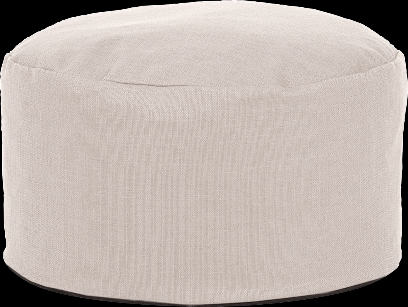 Hartline Beige Pouf - Thumbnail - Image 1
