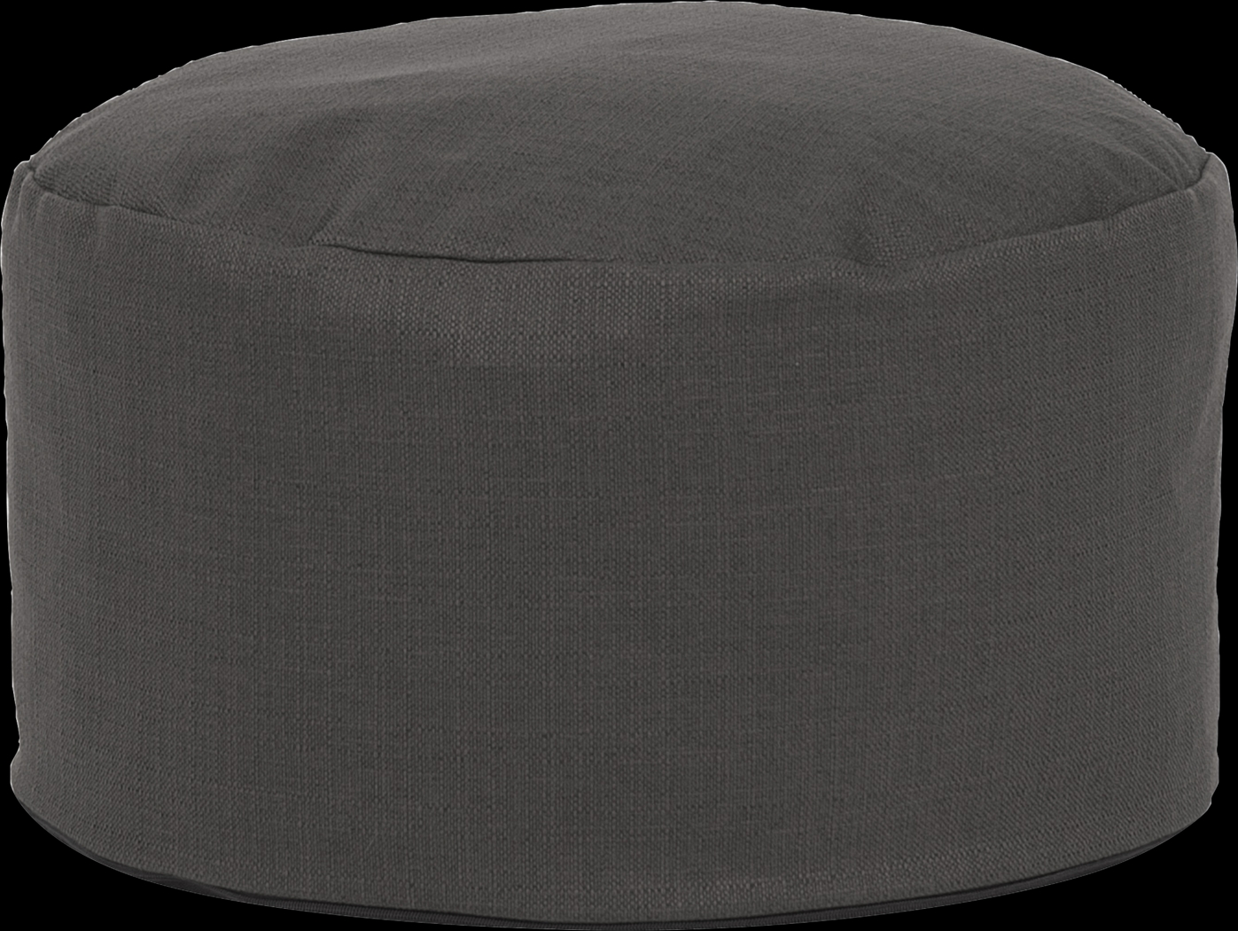 Hartline Gray Pouf - Thumbnail - Image 1