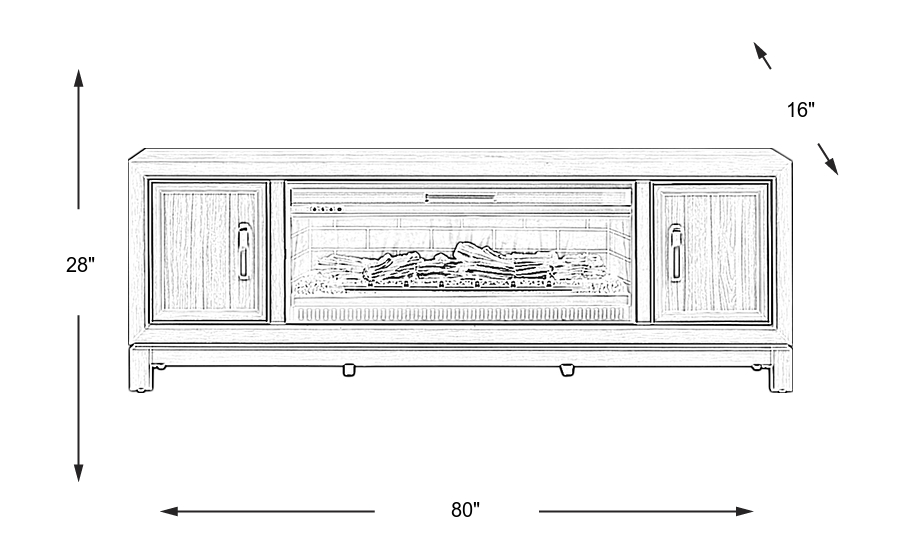 Dimension Image. Please refer to the Dimension Tab on this page for dimension details.