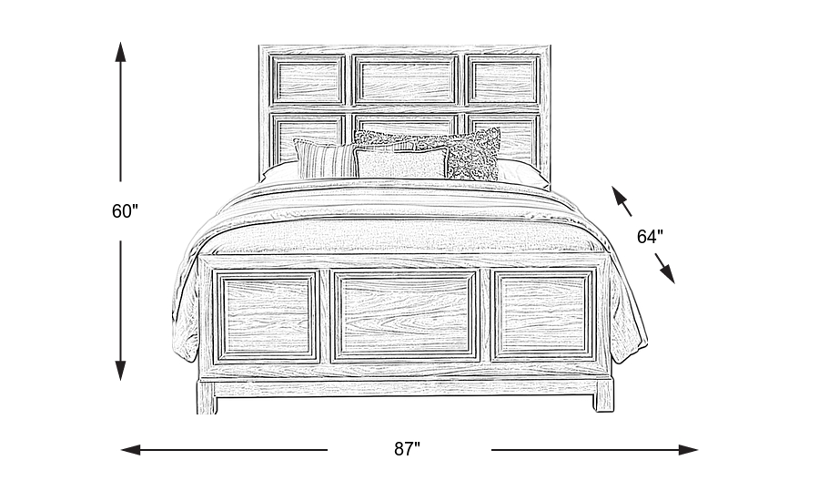 Dimension Image. Please refer to the Dimension Tab on this page for dimension details.