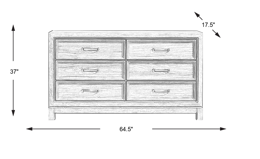 Dimension Image. Please refer to the Dimension Tab on this page for dimension details.