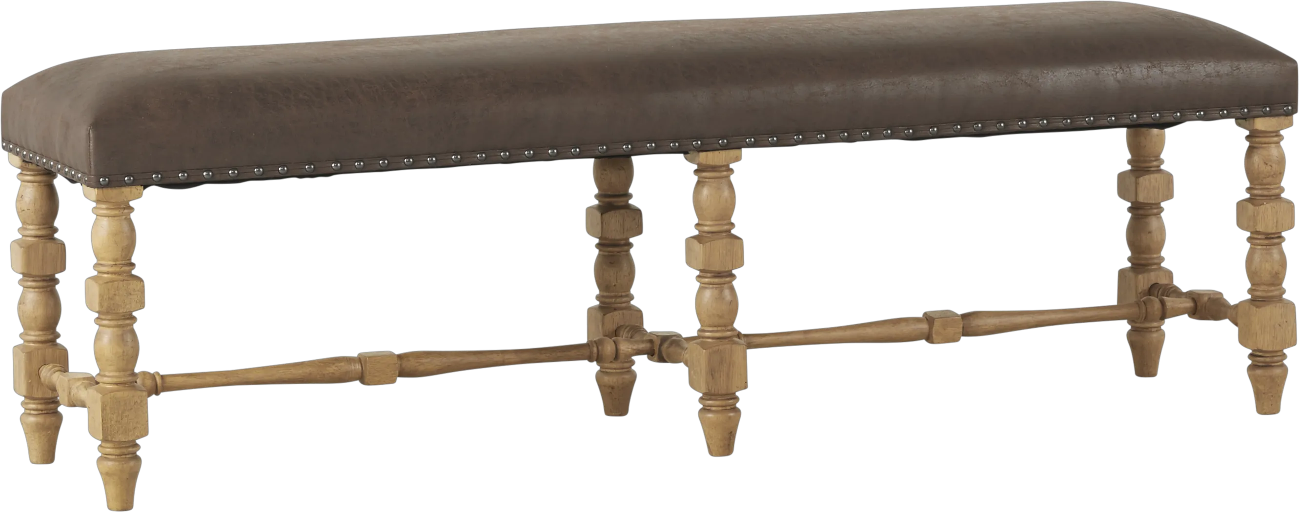 Hartsdale Hickory Bench - Thumbnail - Image 1