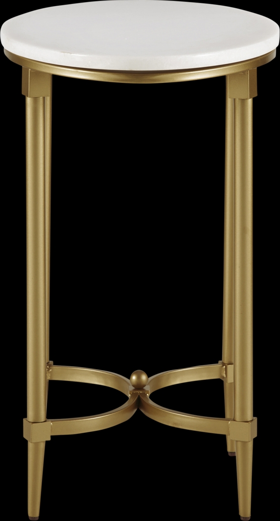 Hartsook White End Table - Thumbnail - Image 3