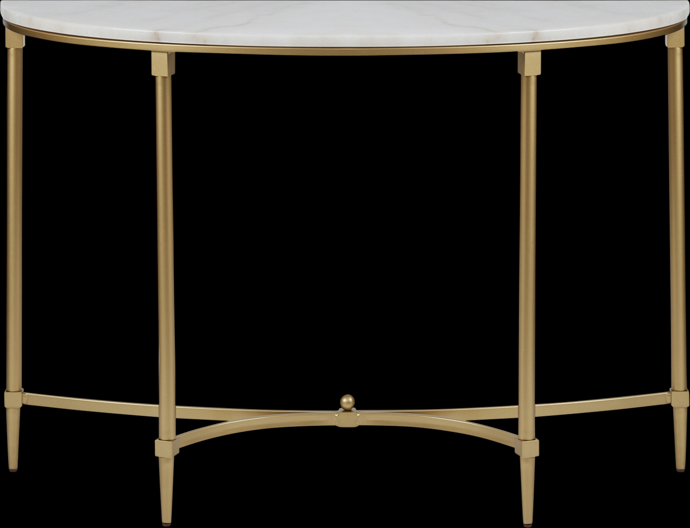 Hartsook White Sofa Table - Thumbnail - Image 2