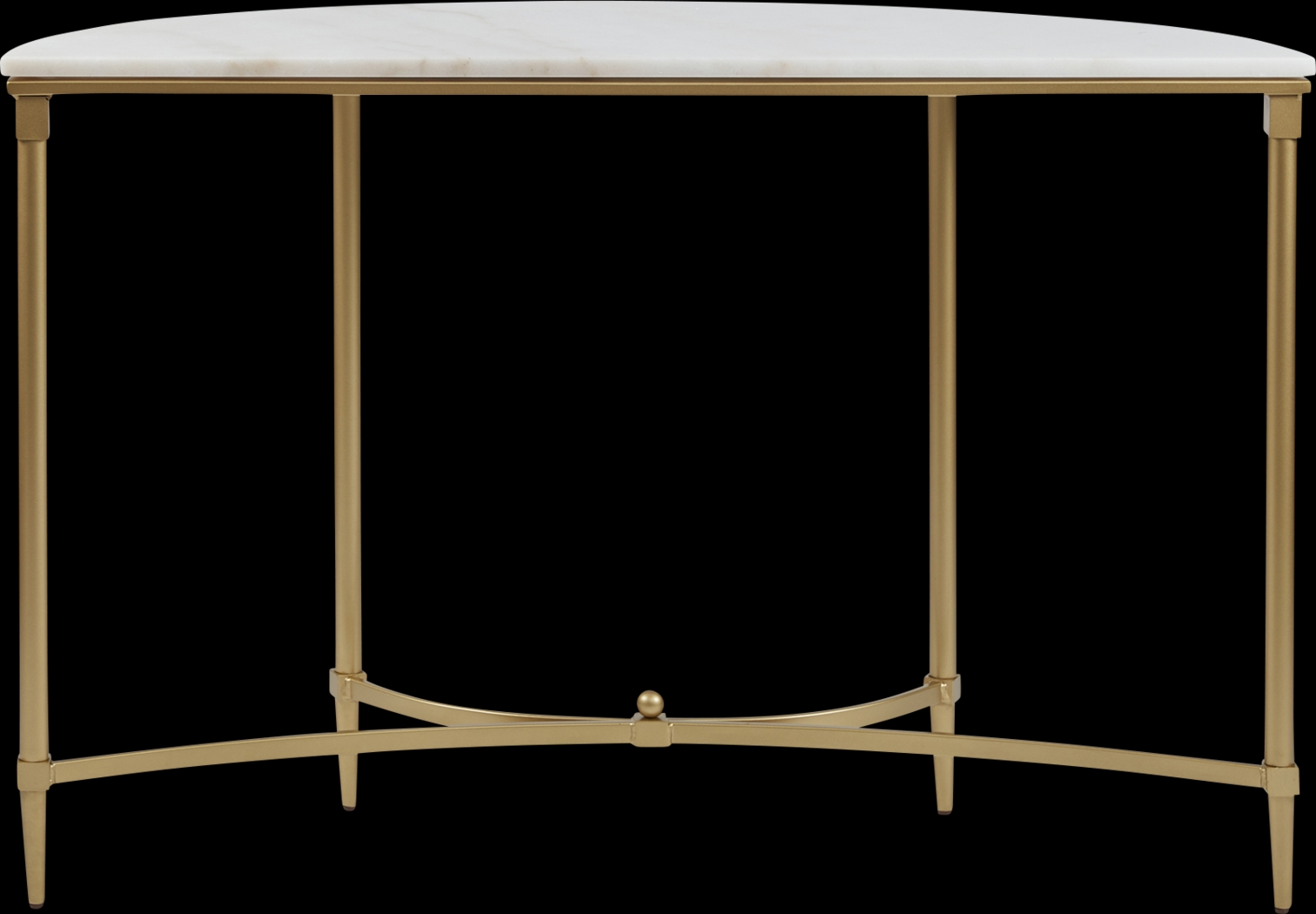 Hartsook White Sofa Table - Thumbnail - Image 3