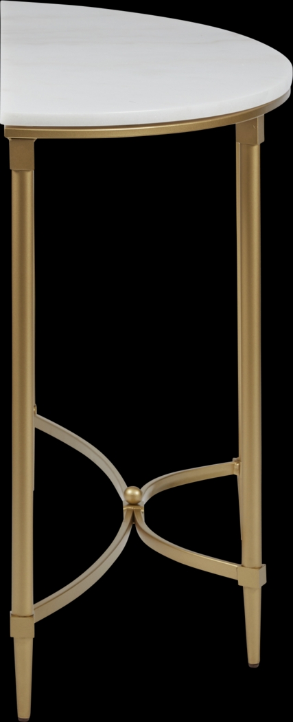 Hartsook White Sofa Table - Thumbnail - Image 4