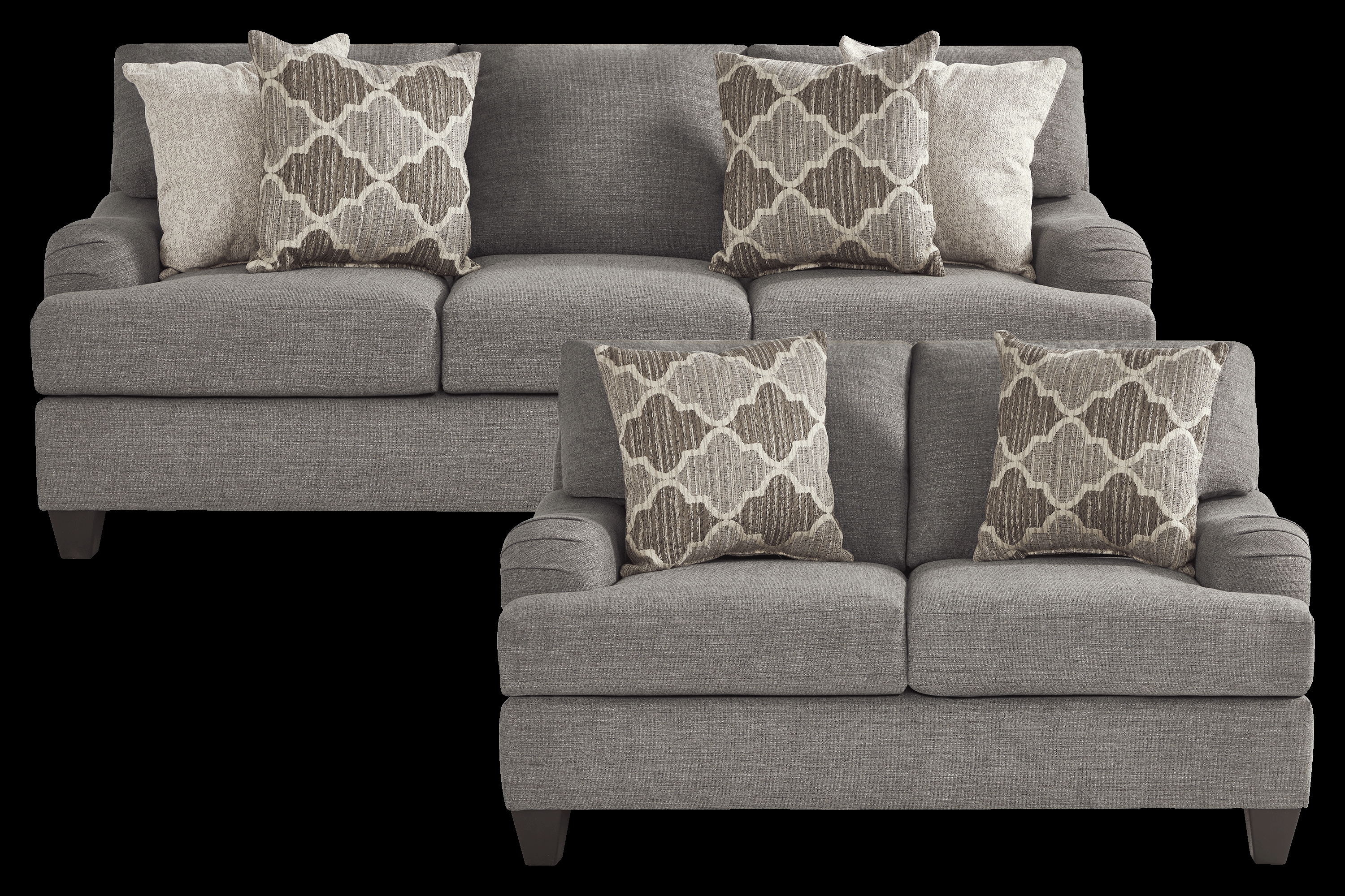 Hartwell Place Gray Sofa - Thumbnail - Image 2