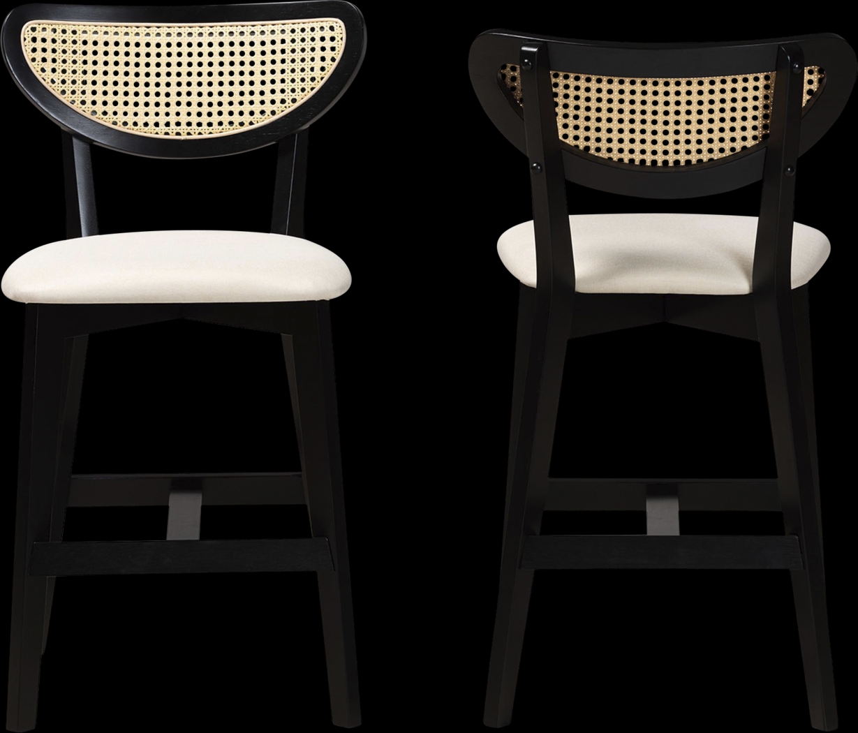 Hartzler Black Counter Stool, Set of 2 - Thumbnail - Image 4