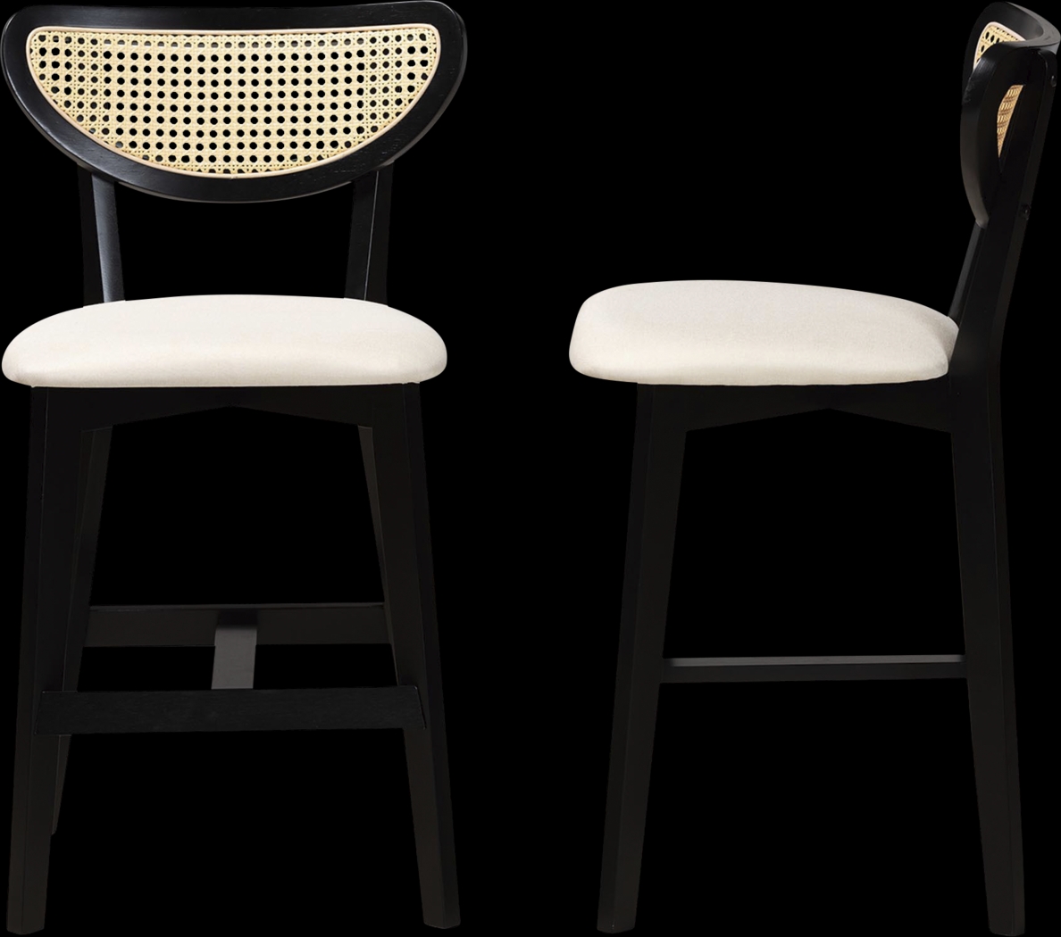 Hartzler Black Counter Stool, Set of 2 - Thumbnail - Image 5