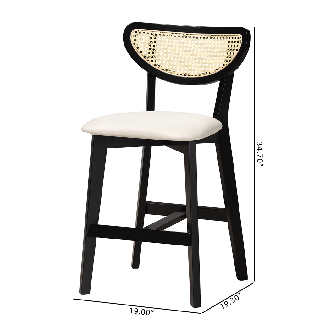 Hartzler Black Counter Stool, Set of 2 - Thumbnail - Image 9