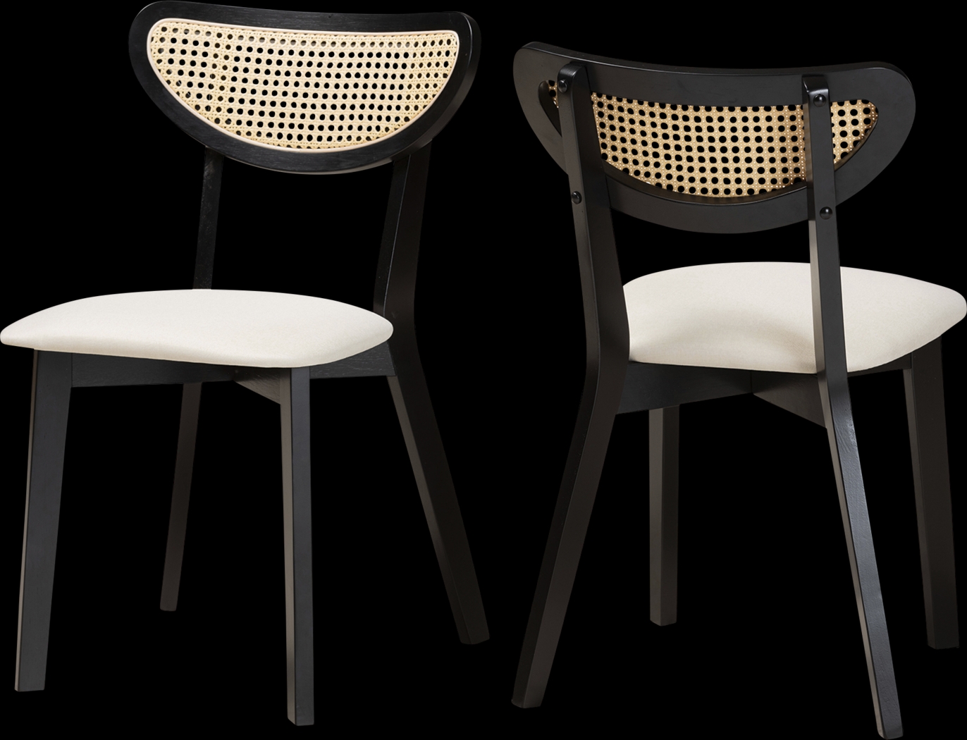 Hartzler Black Side Chair, Set of 2 - Thumbnail - Image 1