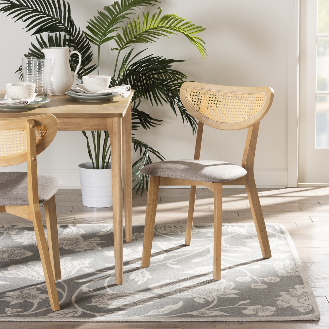 Hartzler Light Brown Side Chair, Set of 2 - Thumbnail - Image 2