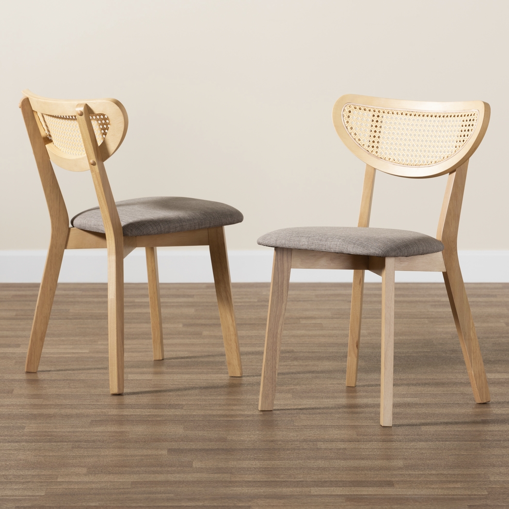 Hartzler Light Brown Side Chair, Set of 2 - Thumbnail - Image 3