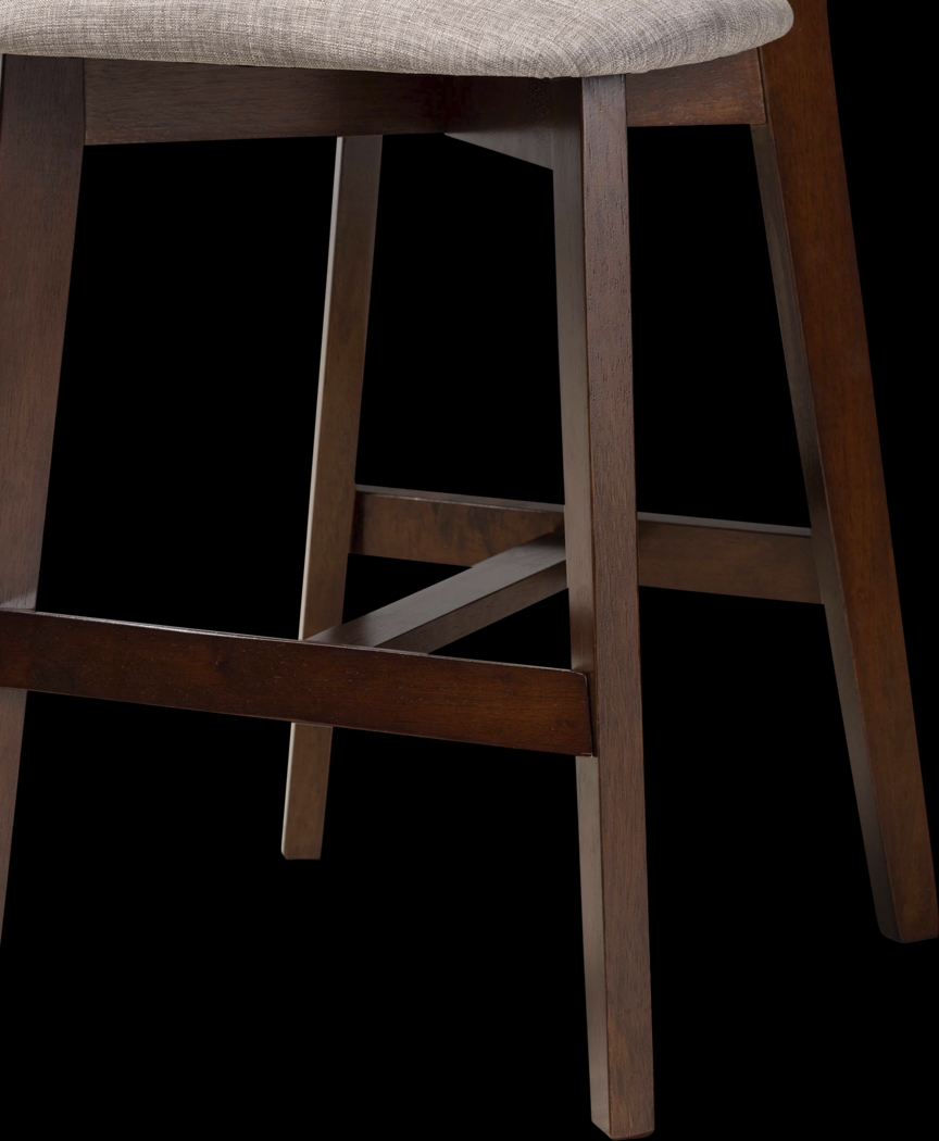 Hartzler Walnut Brown Counter Stool, Set of 2 - Thumbnail - Image 7