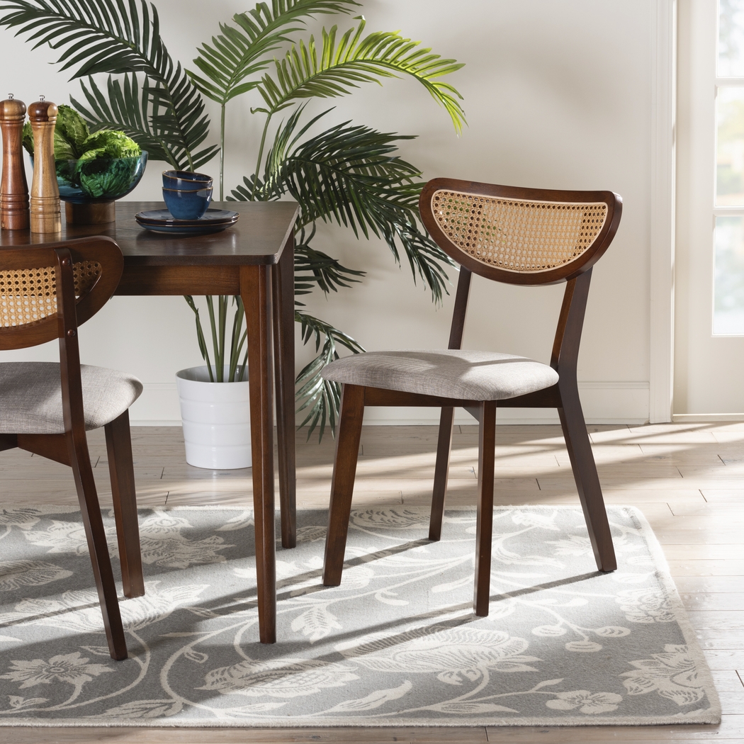 Hartzler Walnut Brown Side Chair, Set of 2 - Thumbnail - Image 2